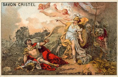 The Combat of Mars and Minerva by Jacques Louis David
